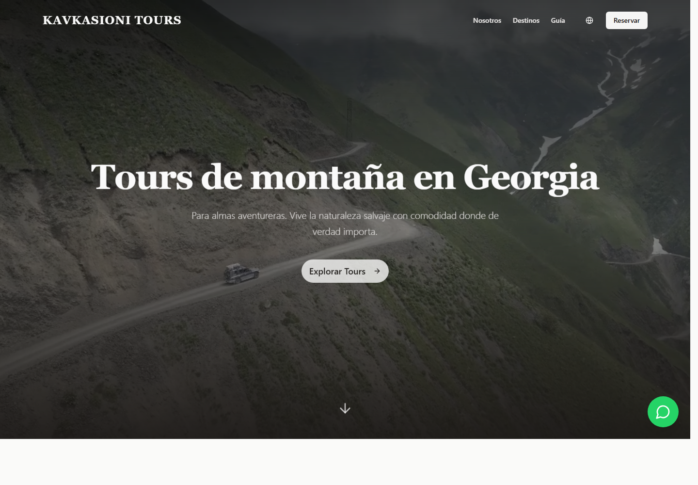 kavkasionitours.com live site capture